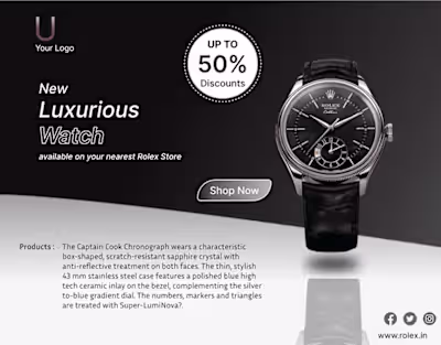 Watch Brand Social media post :: Behance