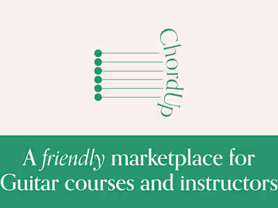 Website Design for Guitar Learning Company | Concept