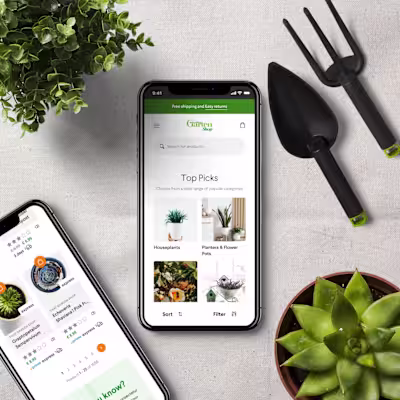Plants App UI Design