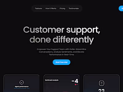 Gofer - Sentiment analysis and AI coaching for customer support