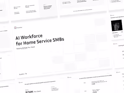 FlowPilot Investor Pitch Deck Design