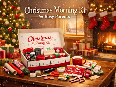 Christmas Morning Kit Platform for Busy Parents