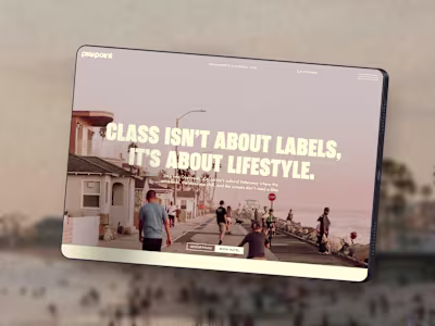 Website Design and Prototype