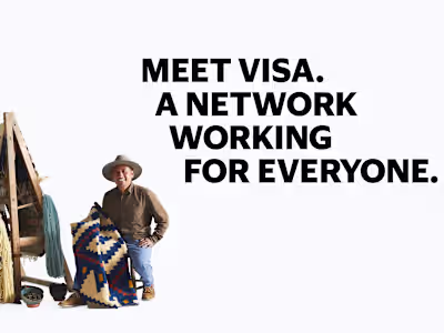 Write a Video Story Ad for Visa Inc. a global digital pay