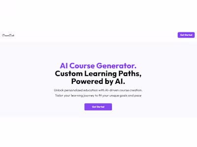 CourseCraft: A Course Creation and Learning Platform
