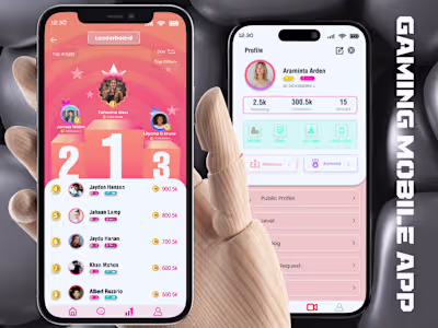 Gaming Mobile app Redesign
