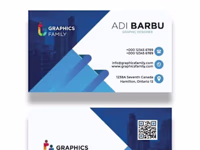 I crafted a business card for a famous entrepreneur.