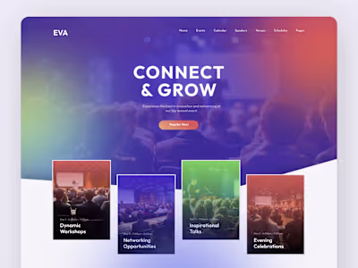 Eva - Event Responsive Website with CMS