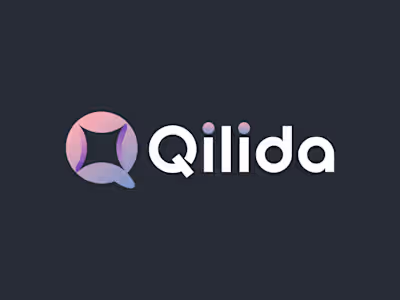 Qilida Modern abstract Q+spark logo design branding
