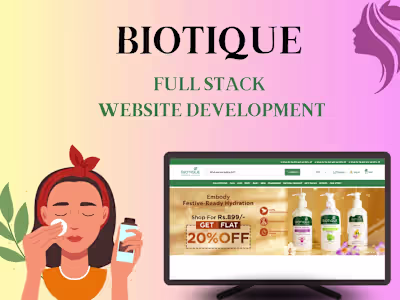 Biotique | Full Stack Website Development 