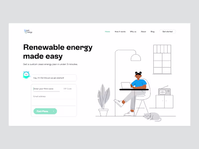 Marketing Website Design for Dash Energy