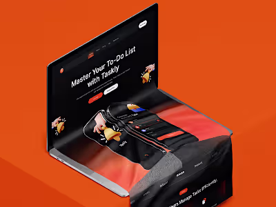 Taskly App Landing Page