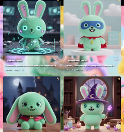 Fake Labubu Mystery Box Game