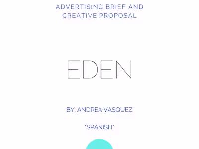 ADVERTISING BRIEF AND
CREATIVE PROPOSAL