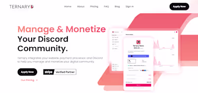 WebFlow - Ternary SaaS Website Development