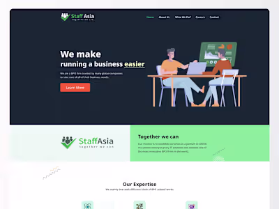 Staff Asia Web Redesign