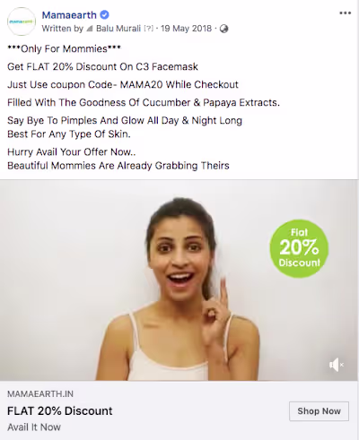 150% CTR Improvement for Mamaearth Through Creative Strategy