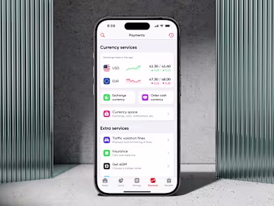 Currency Services in PUMB Mobile Bank