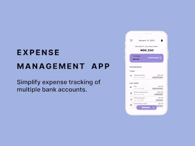 EXFI: Expense Management App