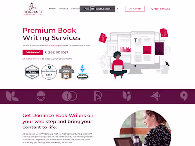 Responsive UI Design for Ebook Website