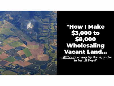 "Virtual" Land Flipping