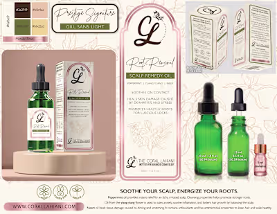 Beauty Product Brand and Packaging Design