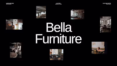 Bella Furniture — A Storytelling eCommerce Experience