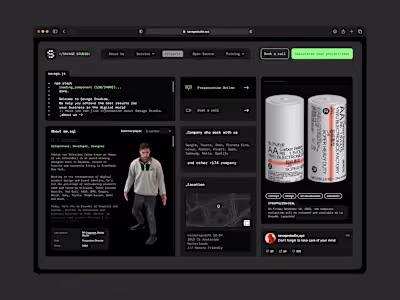 Savage Studio - Design/Development