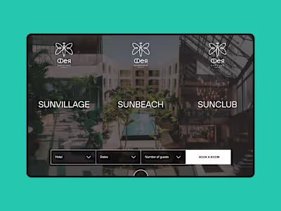 Website for FEYA Hotels Group (WordPress)
