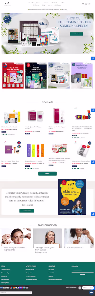 The Skin Nerd Website