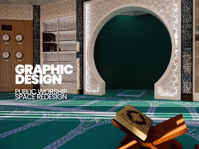 3D Render - Public Place of Worship