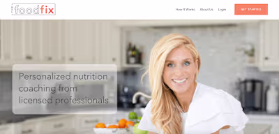 Squarespace Design for Nutritionist