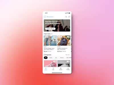 Bazario Mobile App exploration :: Behance