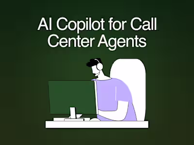 AI Copilot for Call Center Agents