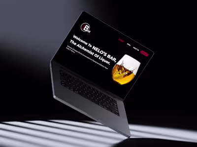 NELO'S BAR(A bar website) :: Behance