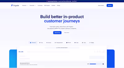 Frigade Framer - Landing Page & Framer Development