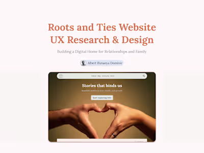 Roots & Ties: A Research-to-Design Case Study