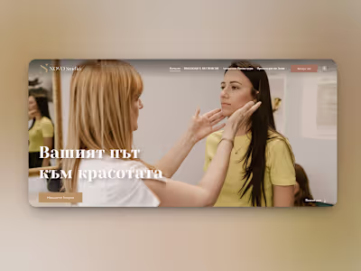 Beauty Studio Custom Website Development
