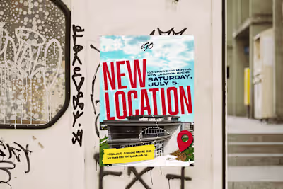 iGoChurch Relocation Poster Design