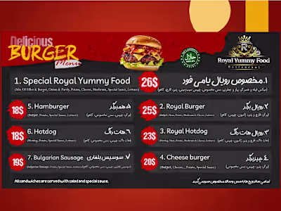  Deliciously Designed Menus for Restaurants