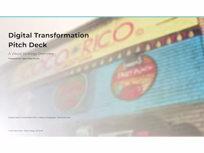 Digital Transformation Pitch Deck — Vista Vibes Studio