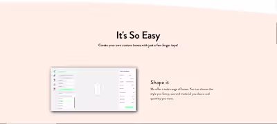 E-commerce website with a 3D visualisation component
