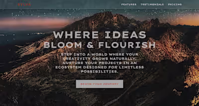 SYLVA - SaaS Landing Page