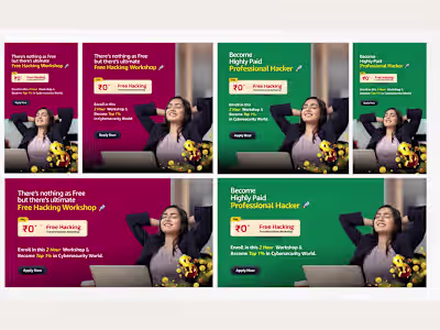 I created high-performing ad creatives for Google and Meta A...