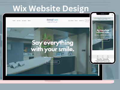 Dental Care Website | Wix