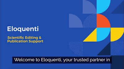 Scientific Editing and Publication Support