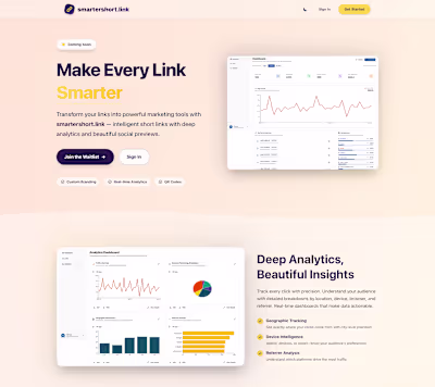 Coming Soon: https://smartershort.link