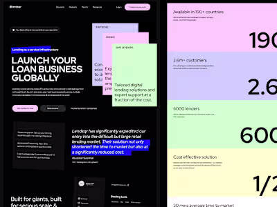 Website design for Lendsqr