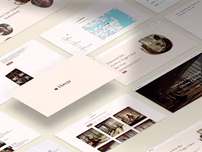 Webflow Yoga Website for Wellness Brands