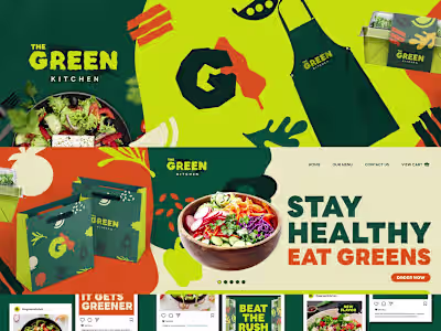 The Green Kitchen Branding